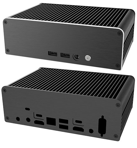 Akasa Newton CWS Gehuse (fr Intel NUC12 Pro i3) <b>[A-NUC93-M1B]</b>