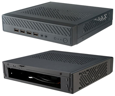 Akasa Cypher MX Thin-ITX Gehuse (A-ITX38-M1B)