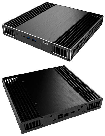 Akasa Plato X7 Gehuse (fr Intel NUC NUC7i5BNH/NUC7i5BNK, NUC7i3BNH/NUC7i3BNK) <b>[LFTERLOS]</b>