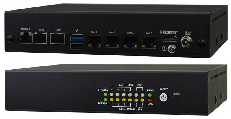 Jetway BFNZASL1-A411 Network Appliance (Intel <b>N150</b>, 4x 2.5GbE, 2x GbE SFP) <b>[FANLESS]</b>