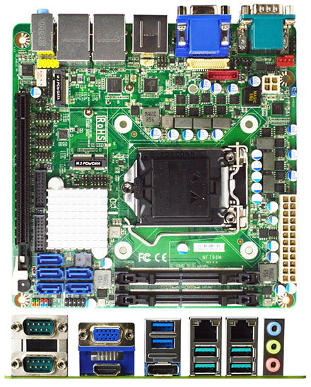 Jetway JNF796V-Q370 (Intel Coffee Lake, 2x M.2)