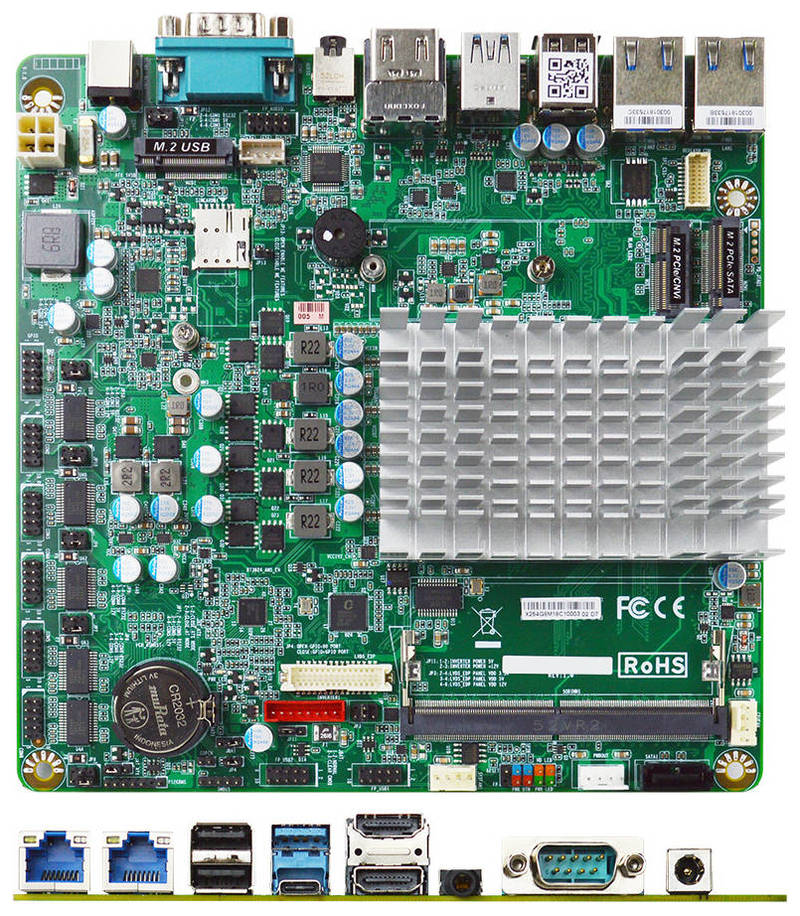 Jetway MTX-TWL1-N1500010 MiniITX (Intel Atom N150 SoC, 2x HDMI, 2x 2.5GbE LAN) <b>[12-28V Input]</b>