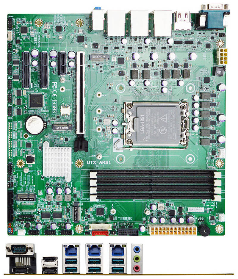 Jetway UTX-ARS1-Q870 Micro-ATX (Intel <b>Q870</b>, LGA1851) [3x 2.5GbE, PCIe Gen5 x16]
