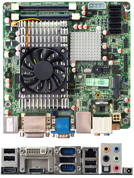 Jetway NC9P-2550 (Intel Cedar Trail-D)