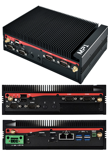 Mitac MP1-11TGS-1145G7E (Intel i5-1145G7E, 2x LAN, 4x RS232) <b>[FANLESS]</b>