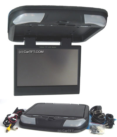 RM1020 -- 10.2" TFT VGA Touchscreen USB + PAL/NTSC Roof mount display