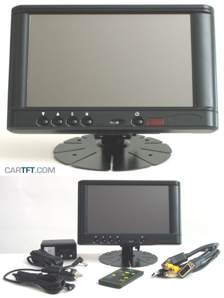 700TSV-<b>DVI</b> -- TFT 7" -- VGA/PAL/NTSC -- Touchscreen <b>USB</b> -- Lautsprecher -- IR -- [Schwarz] (Mindestbestellmenge : 100 Stck)