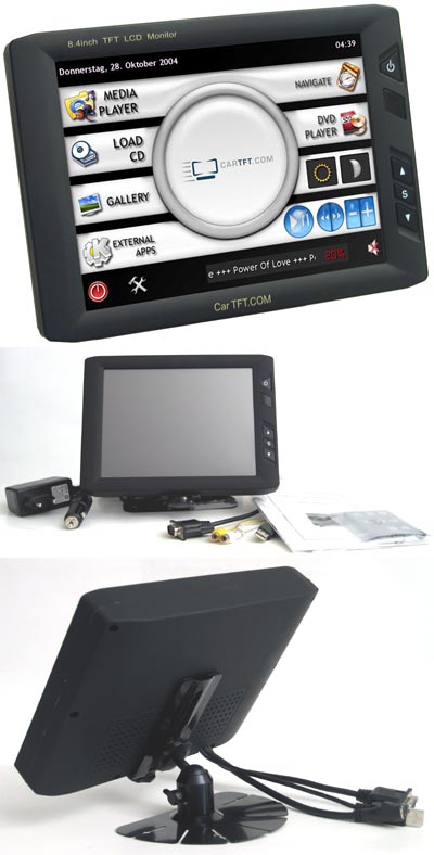MM500 VGA 8.4" TFT - Touchscreen USB - PAL/NTSC - Fernbedienung
