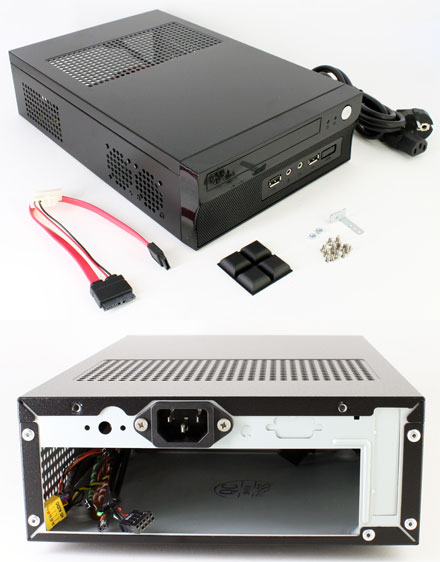 Akasa Crypto X1 200W Mini-ITX Gehuse (A-ITX11-A1B)