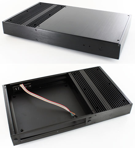 Akasa Galileo Thin-ITX Gehuse (AK-ITX09-BK)