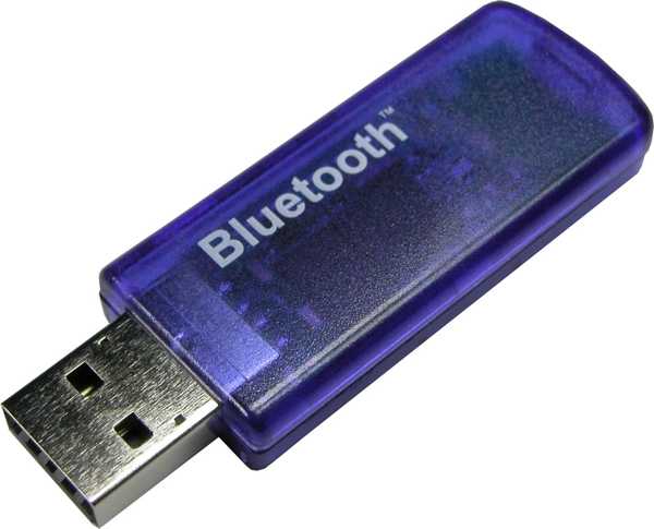 Bluetooth USB Adapter (Class 1, 100 Meter) + USB-HUB (USB2.0, 4 Ports, ext.)