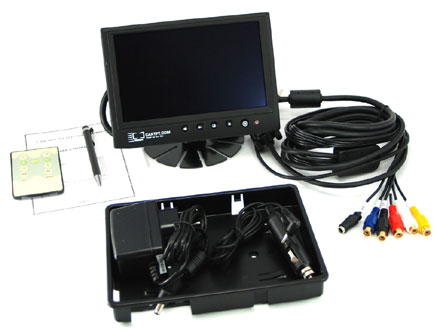 CTF400<b>-SL</b> - VGA 7" TFT - Touchscreen USB - PAL/NTSC - IR Remote - Autodimmer - Audio <b>[LED-Backlight] -TRANSFLECTIVE PRO-</b> <b>[REFURBISHED]</b>