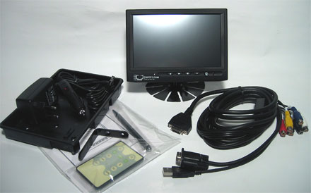 CTF400 - VGA 7" TFT - Touchscreen USB - Video -  Autodimmer - Audio