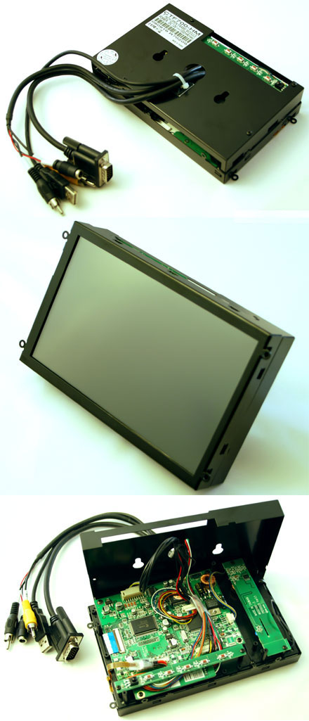 CTF700-<b>HM</b> - VGA 7" TFT - Touchscreen USB - <b>OPEN-FRAME</b> (<b>800nits , TMR-Technologie</b>)