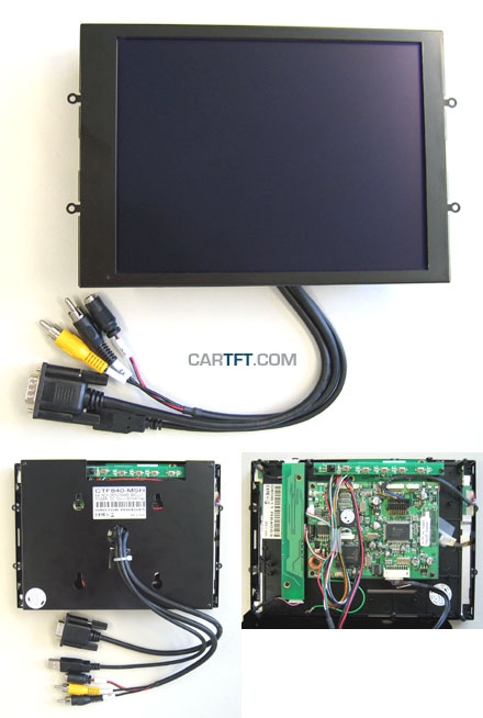 CTF840-<b>MSH</b> - VGA 8.4" (4:3) TFT - Touchscreen USB - Video - <b>OPEN-FRAME</b> (<b>-TRANSFLECTIVE PRO-</b>)