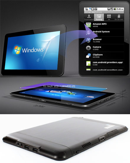 CTFPAD-2 (10.1" Multi-Touchscreen, Intel Atom Z670 1.5Ghz, 2GB RAM, 32GB SSD, HSPA/UMTS, WLAN, GPS) [ohne OS] *neu*