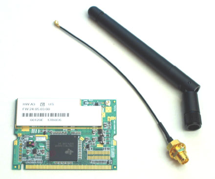 Wireless LAN Mini-PCI (with aerial)
