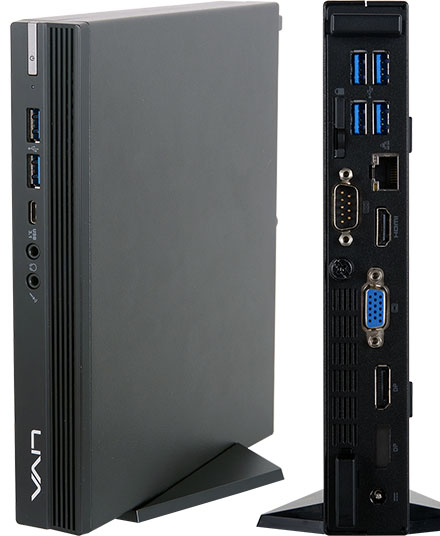 ECS LIVA One A320 MiniPC (AMD AM4 Ryzen 3/5, Athlon TDP 35W, 2.5" HDD/SSD support)