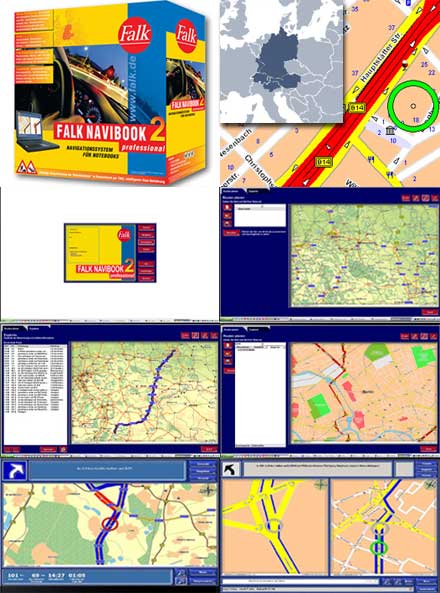 Falk Navibook 2 Pro (Mitteleuropa, Sprachausgabe, TMC)