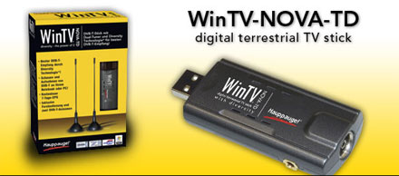 HAUPPAUGE WinTV Nova-TD USB (external DVB-T DUAL TV-card)