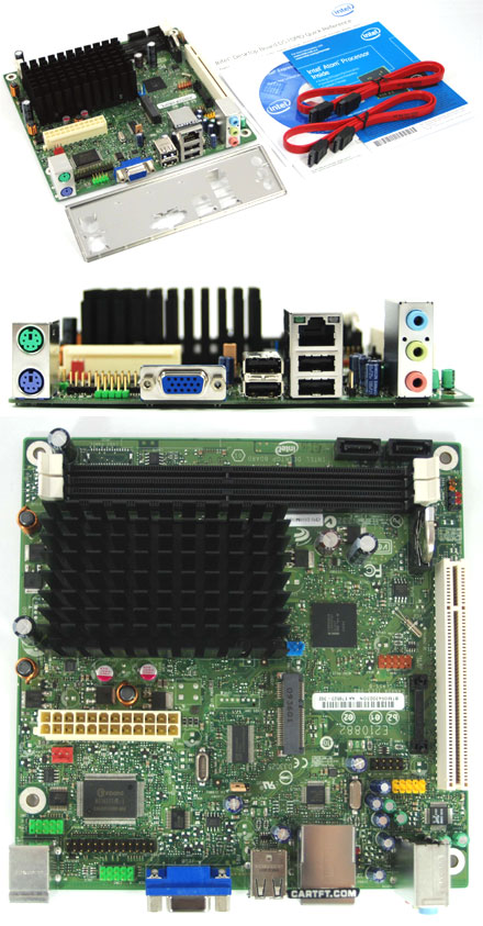 Intel D510MO (with integrated Atom 2x 1.66Ghz CPU) [<b>FANLESS</b>] (Remnant)