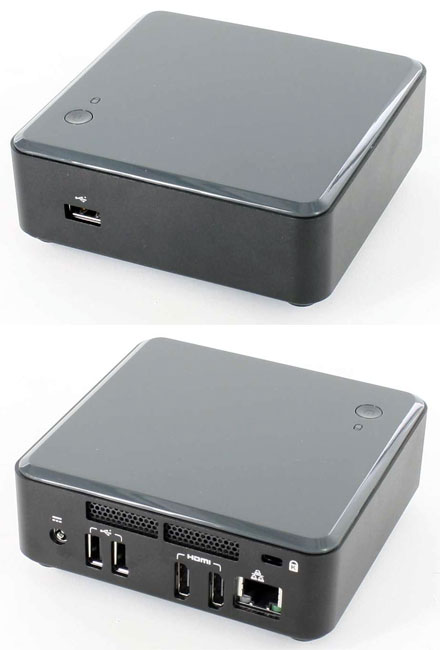 Intel DCCP847DYE NUC (Intel Celeron 847 CPU 2x 1.1Ghz, 2x HDMI, 2x Mini-PCIe)