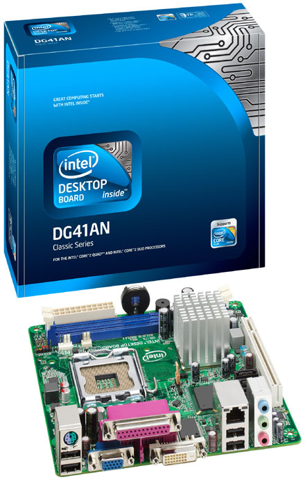 Intel DG41AN (for Core2Duo FSB1333 [Socket 775], DVI, DDR-3 RAM)
