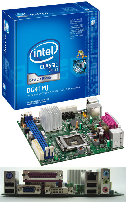 Intel DG41MJ for Core2Duo FSB1333 Socket 775 DVI Remnant
