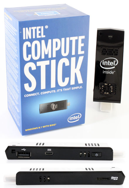 Intel Compute Stick STCK1A32WFC (Intel Atom Z3735F CPU 4x 1.33Ghz, 2GB RAM, 32GB Flash, Win 8.1, HDMI)