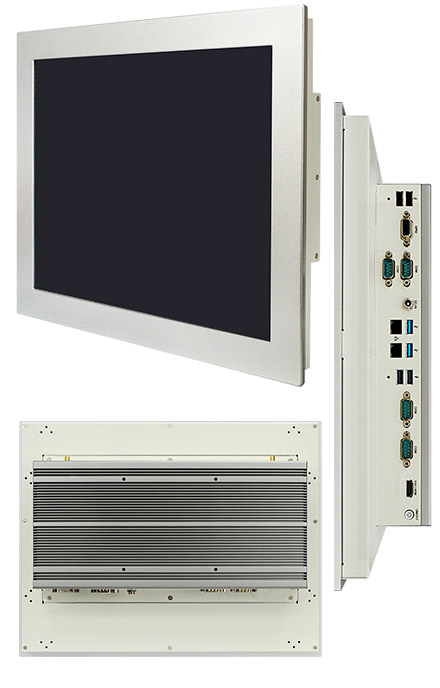 Jetway HPC150GR-HD6412 PanelPC (Intel Elkhart Lake  J6412) [15.0" Touch Panel TFT, <b>IP65, 9-28V DC-in</b>]