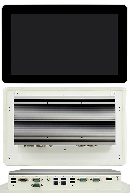 Jetway HPC156SC-FP6412 Panel-PC (Intel Elkhart Lake J6412) [15.6" Capacitive Touch Panel TFT, 9-28V DC-in]