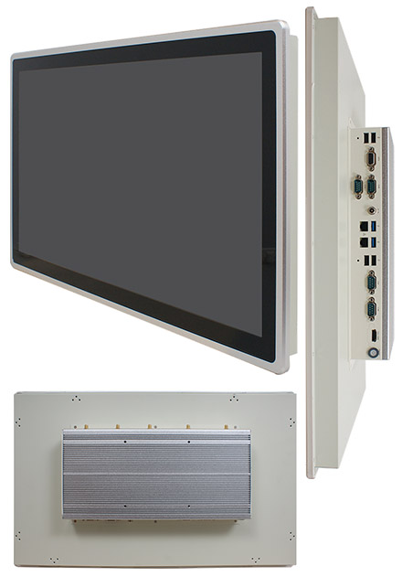 Jetway HPC215SC-FP6412 PanelPC (Intel Elkhart Lake  J6412) [21.5" Touch Panel TFT, <b>IP65, 9-28V DC-in</b>]