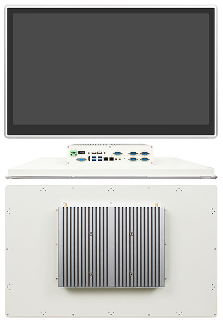 Jetway HPC238SC-FPH310 Panel-PC (Intel Coffee Lake-S H310) [23.8" Capacitive Touch Panel TFT, <b>IP65, 12-24V DC-in</b>]
