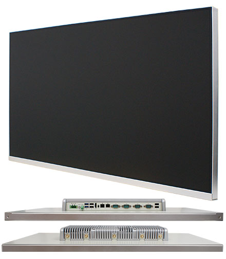 Jetway HPC270C-DCP6305E Panel-PC (Intel Tiger Lake E6305E) [27" Capacitive MultiTouch Panel TFT, <b>IP65, 12-36V DC-in</b>]