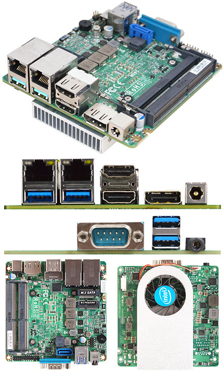 Jetway JNU95-5205u (Intel Comet Lake-U) [2x LAN, 3x HDMI/DP, NUC, 12-24V DC-in]