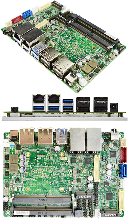 Jetway MF05V20 (Intel Tiger Lake-U i5-1145G7E) [PCIe 4.0, 2x LAN, 4x HDMI/DP]