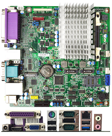 Jetway MI97R-30 Mini-ITX (Intel N2930 BayTrail SoC,  2x COM, 1x Parallel, 24-bit Dual LVDS)
