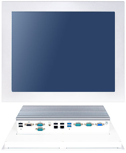 Jetway HPC150GR-HD1900B Panel-PC (15" 1024x768 5W Touchscreen, Intel Celeron J1900, 4GB RAM) [IP65/NEMA4 Front]