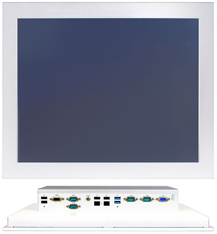 Jetway HPC170GR-HD1900B Panel-PC (17" 1280x1024 5W Touchscreen, Intel Celeron J1900, 4GB RAM) [IP65/NEMA4 Front]
