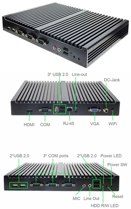 Jetway JBC511F9K-1047-B (Intel Q87)