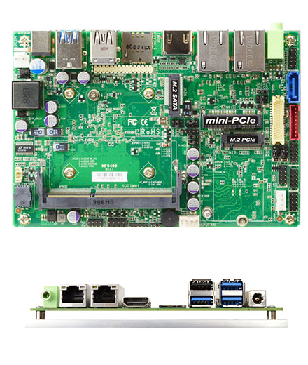 Jetway MF94V00 (Intel Apollo Lake J3455) [2x LAN, 9-36V DC-in]