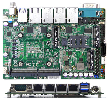 Jetway NF731V-3955U (Intel Kabylake)