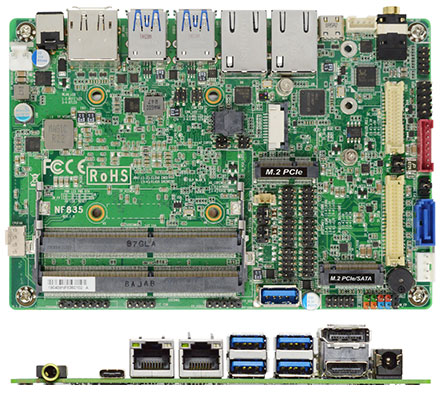 Jetway JNF835V-8365U (Intel Whiskey Lake)