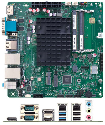 Mitac PD11EHI-N6210 Mini-iTX (Intel Celeron N6210 Elkhart Lake , <b>ATX 24-pin</b>)