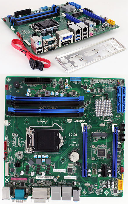 Mitac PH10LU-T Micro-ATX (Intel Q87, LGA1150) [1x PCIe x16, 1x PCIe x4, 1x Mini-PCIe]