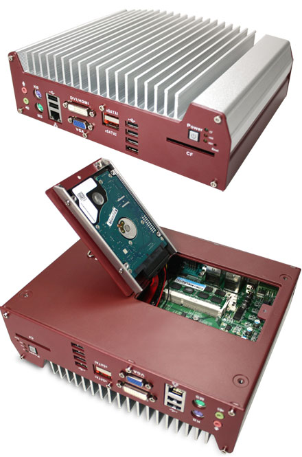 Nuvo-1003B (Intel Core i5 / i7, 3x LAN) [<b>FANLESS</b>]