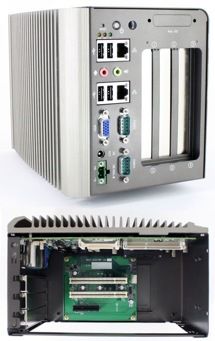 Nuvo-2021+ (Intel Atom D525, 2xPCI, 1xPCI-E, 2x LAN) [<b>LFTERLOS</b>]