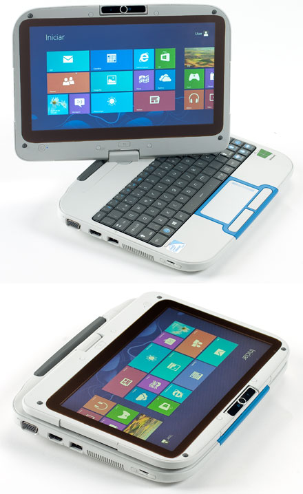 RuggedPad PRO 2014 (Intel Classmate PC Convertible, 10.1" 1366x768 Multi-Touch, Intel Celeron 847, WLAN, Win8 ready)