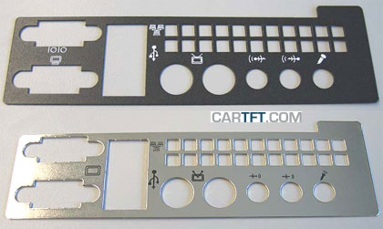 Metal rear plate f. Travla C134/C150 (for VIA ITX SP-series)