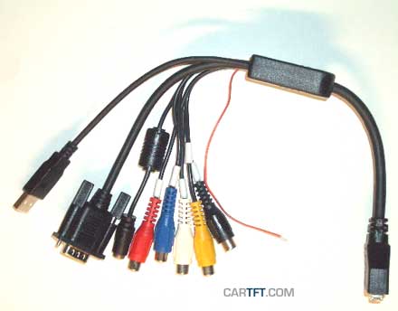All-In-One Connector cable for CTF-, MM-, MH- TFT Displays <b>- 30cm -</b>